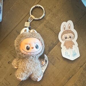 Cute Authentic "&" "And" Labubu - Pin for Love Collection